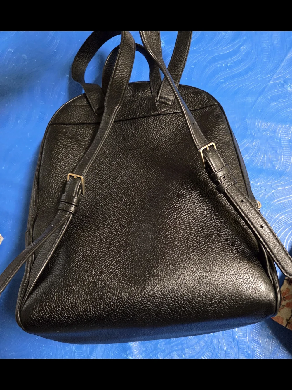 Kate Spade Black Leather Backpack – Classic Everyday Bag